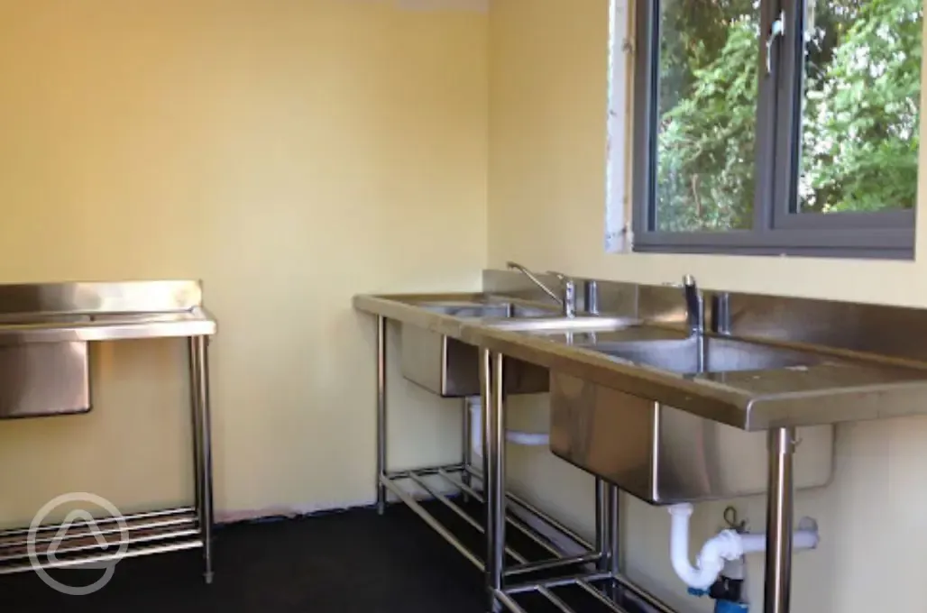 Washing up area