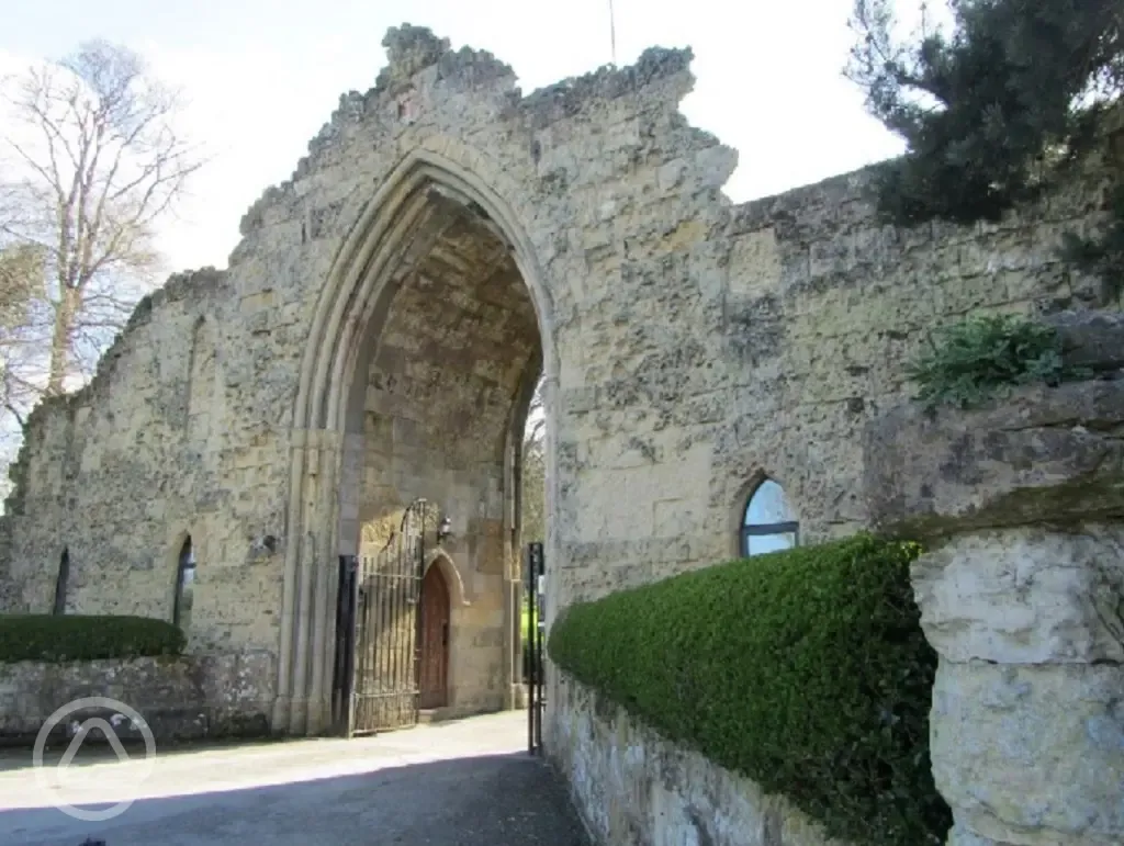 Site entrance 