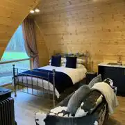 Really posh ensuite pod interior