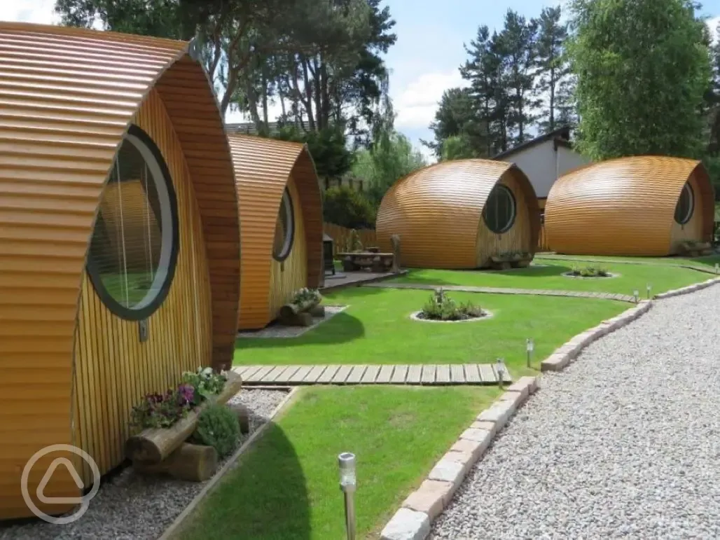 Glamping pods