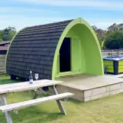 Sunset View pod and hot tub