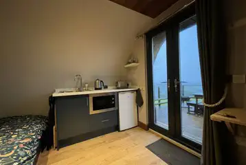 Lavender pod kitchenette Lavender pod kitchenette