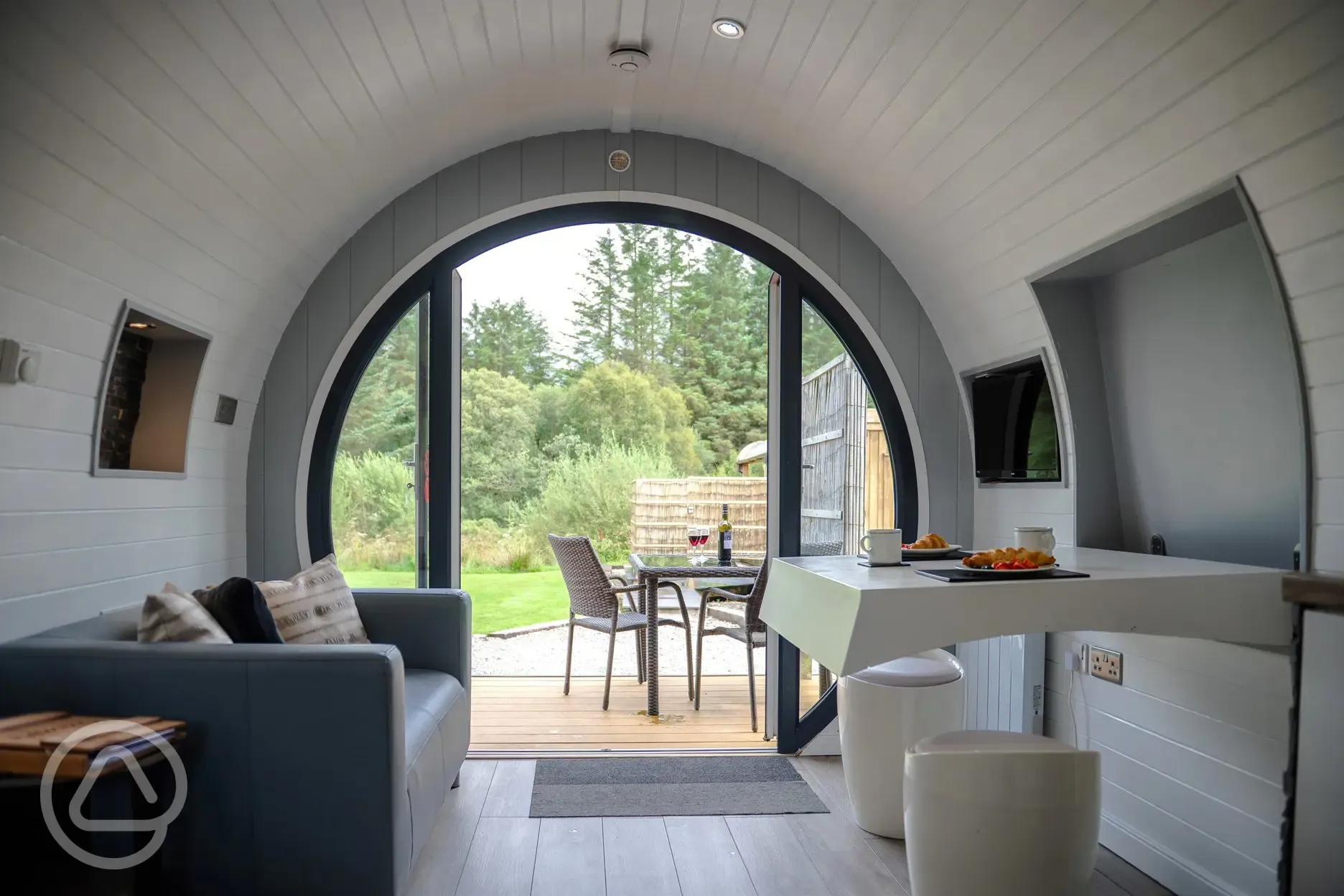 Glencoe glamping pod interior