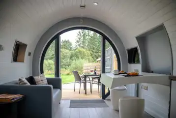 Glencoe glamping pod interior