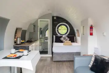 Glencoe glamping pod interior