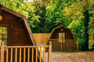 Cocoon camping pods (twin and double bed options)