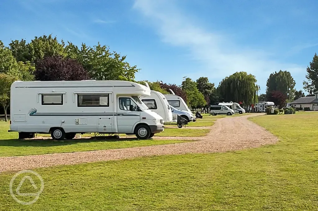 Small electric hardstanding pitches