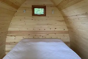 Camping pod (2 person) interior