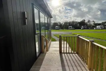 Glamping S-pods with private decked area Glamping S-pods with private decked area