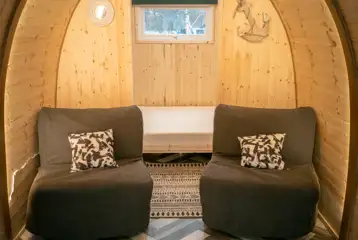 Family camping pods