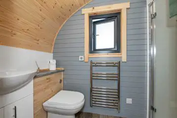 Ensuite Cosier glamping pod bathroom Ensuite Cosier glamping pod bathroom