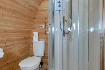 Ensuite Cosy glamping pod bathroom Ensuite Cosy glamping pod bathroom
