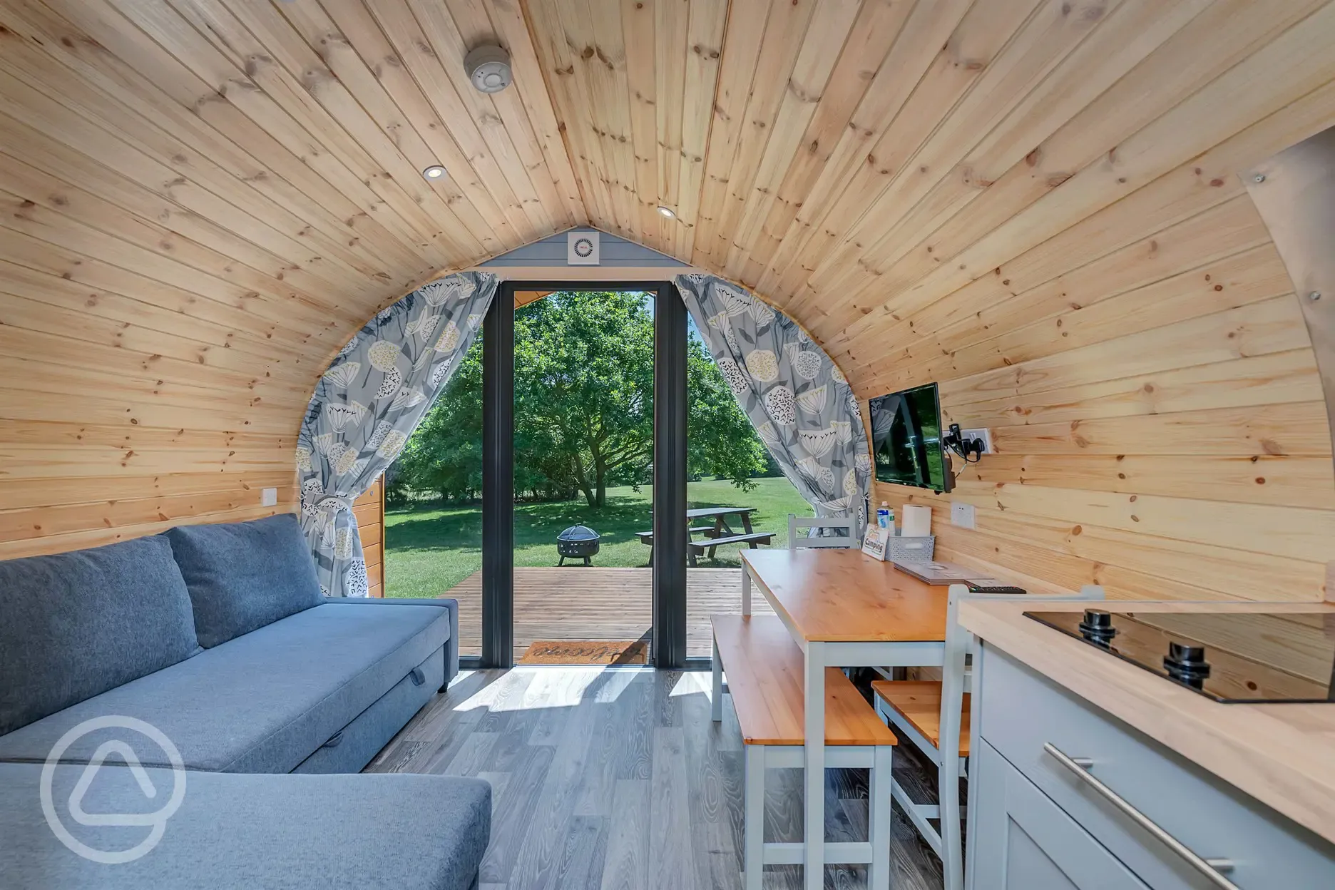 Ensuite Cosier pod interior