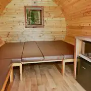 Four person pod interior