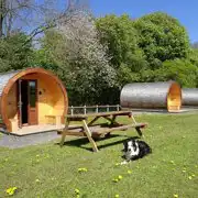 Pods at Castle Farm Holidays Shropshire