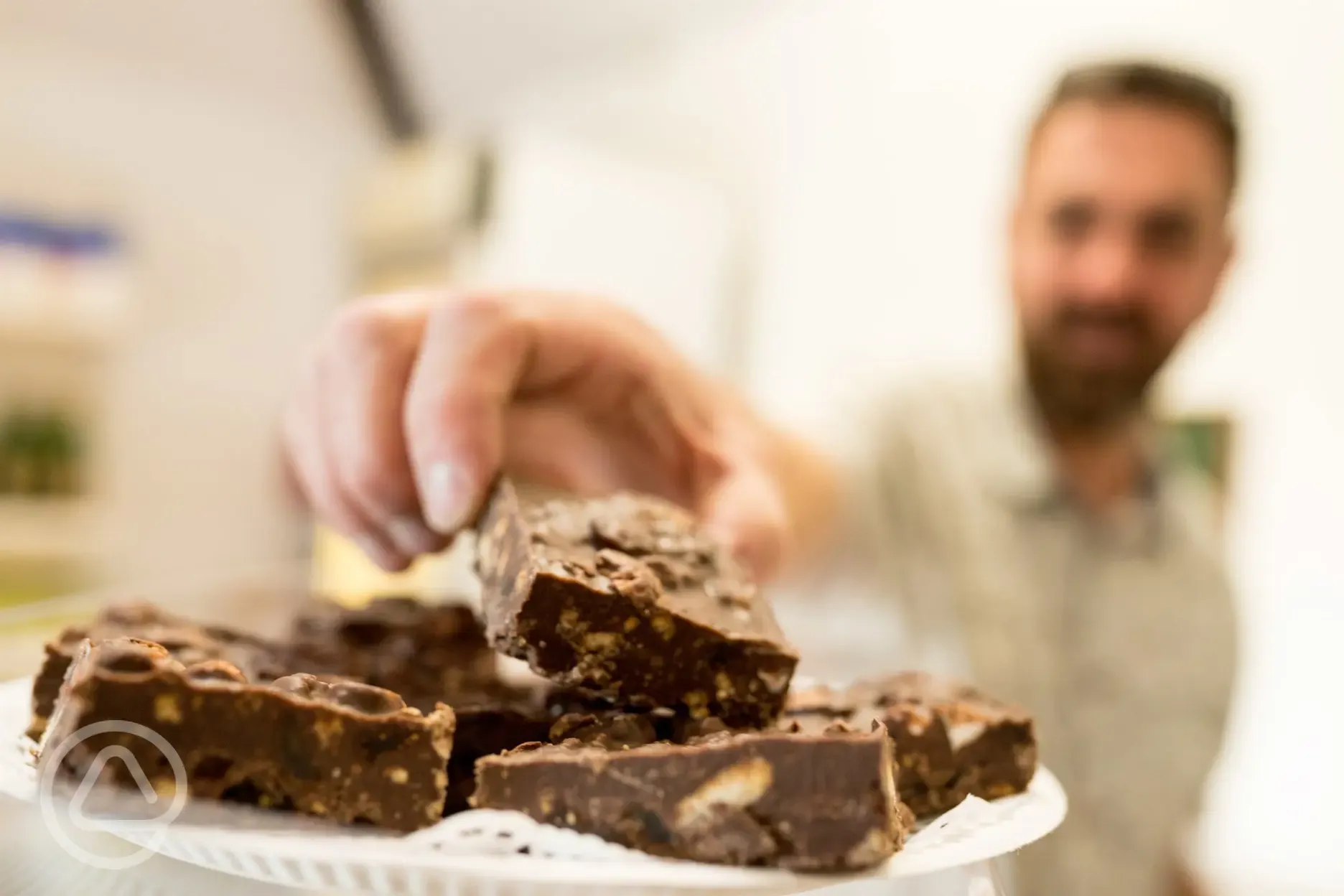 Brownies available to buy onsite