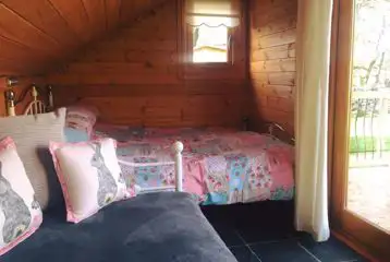 Mini lodge pod interior