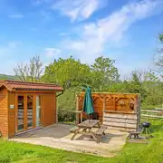 Mini lodge pods at Moss Howe Farm Campsite, dog friendly and sleeping up to two Mini lodge pods at Moss Howe Farm Campsite, dog friendly and sleeping up to two