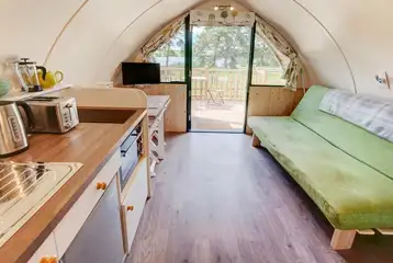 The Rushy Lot Pod Cabin interior