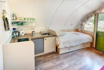 Humbleton Pod Cabin interior