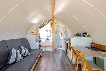 Blackcleugh with a king bed, sofa bed and drop-down single bunk for kids