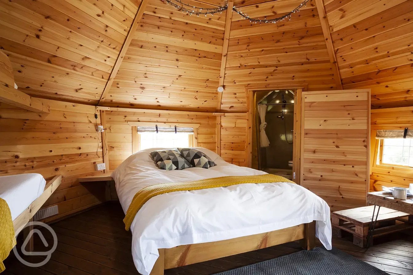 Ensuite cabin interior