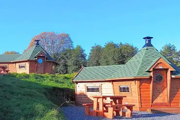 Glamping lodge pods