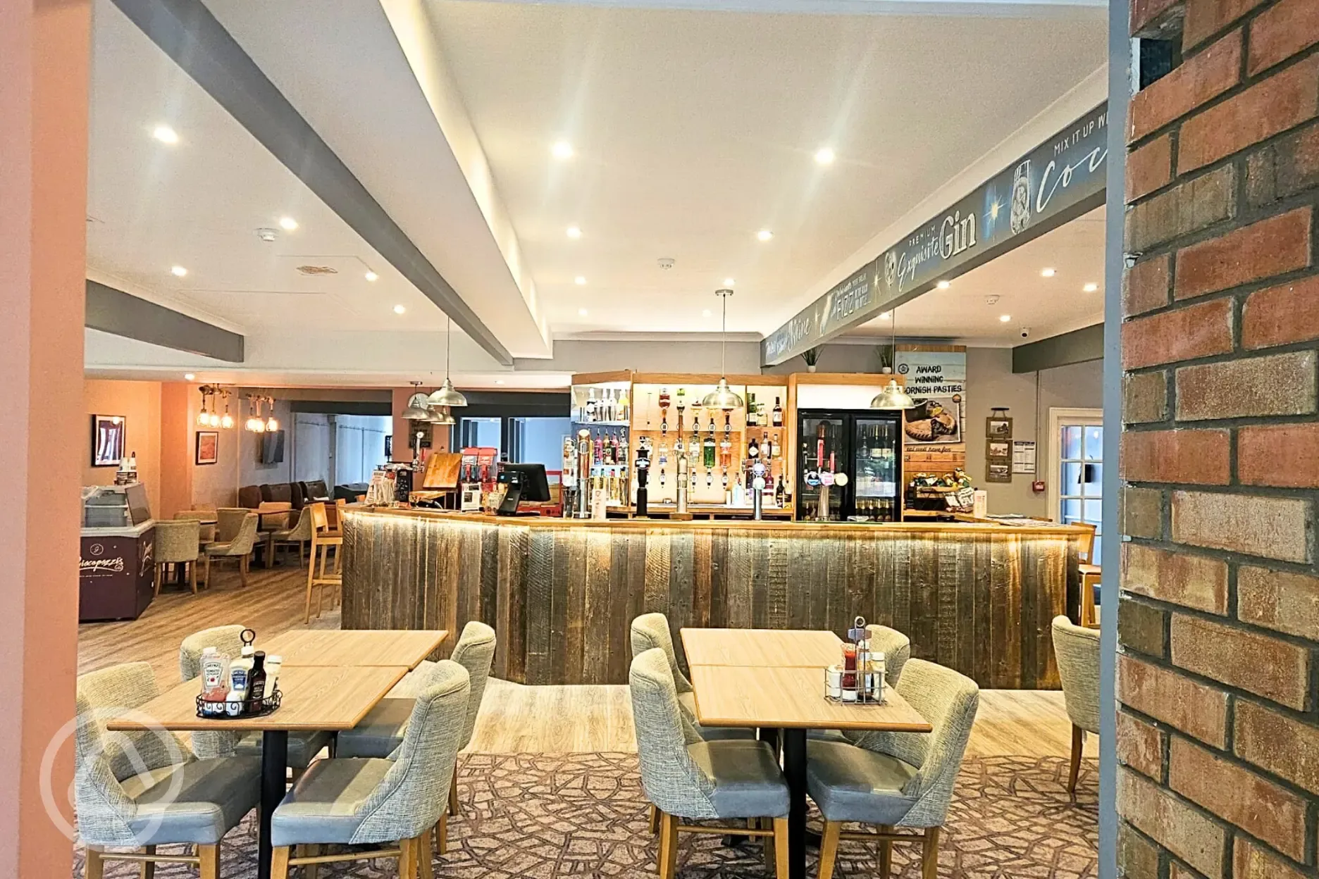 The Sands Bar and Restaurant/Grill offering pub and chip shop classics
