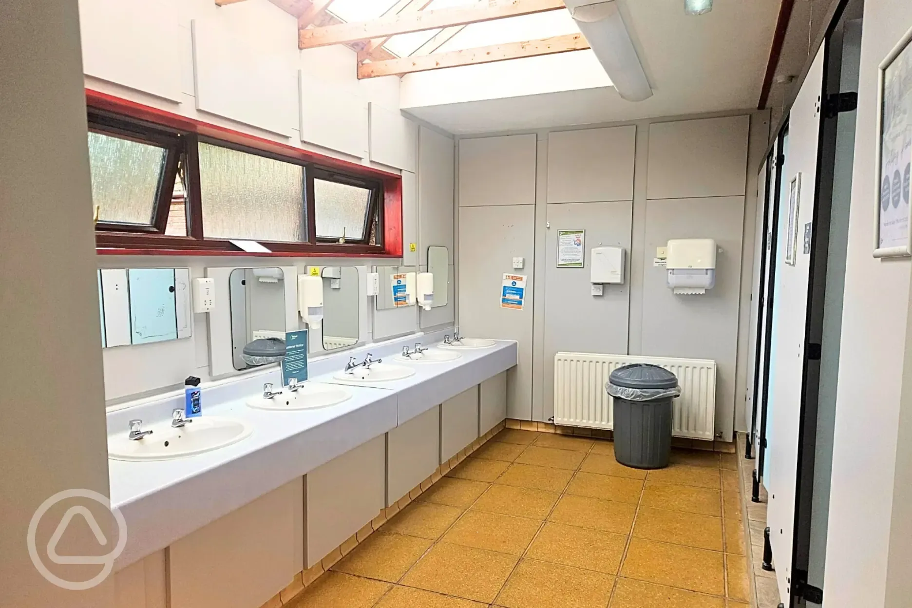 Toilets and hand basins