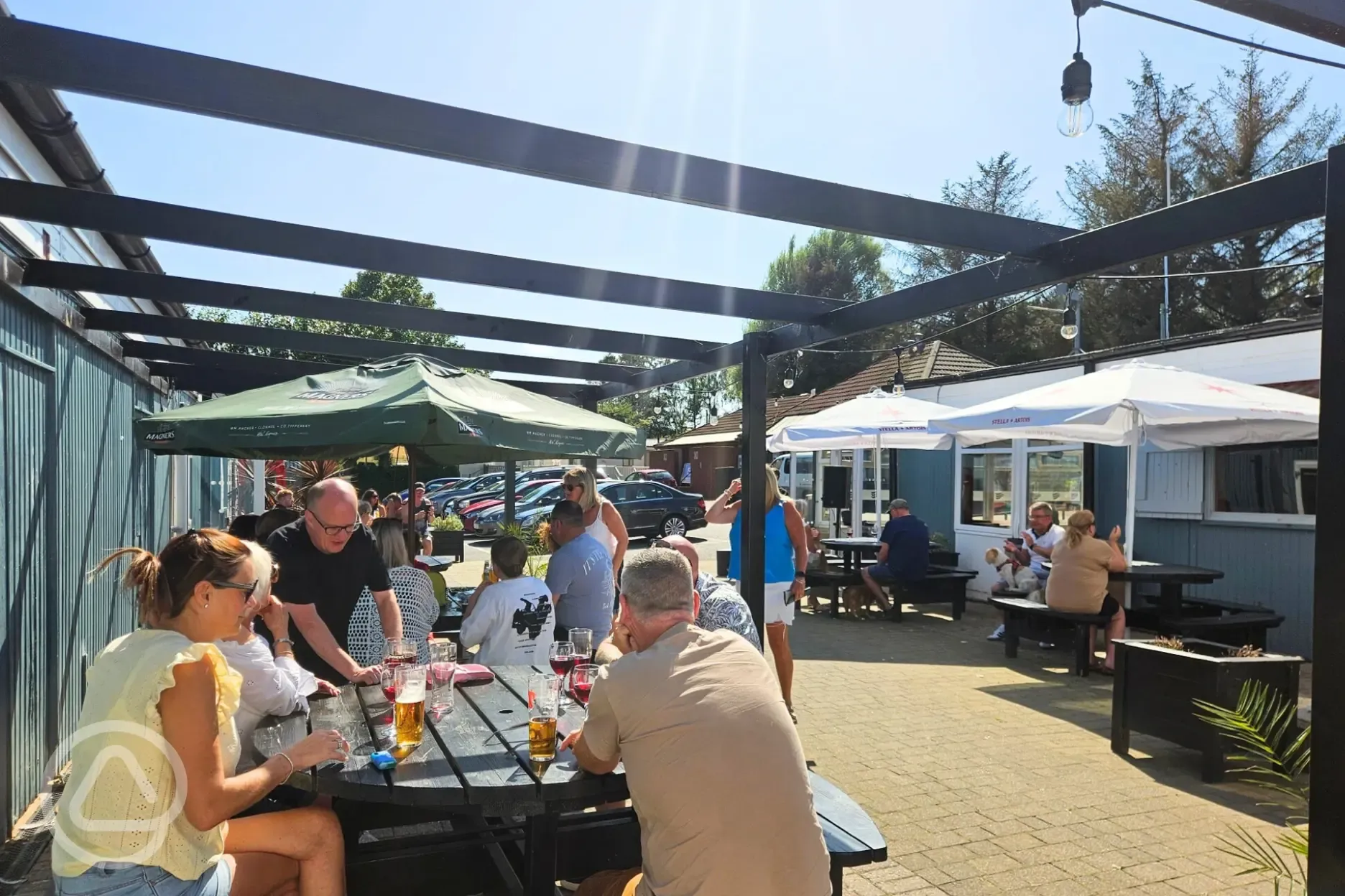 Outdoor seating area