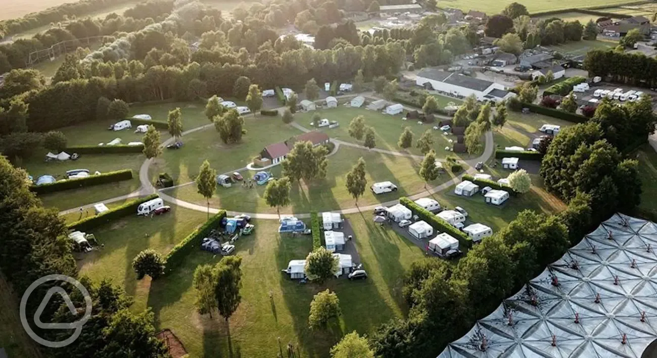 Campsite aerial