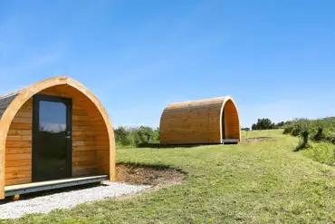 Dog friendly glamping pods