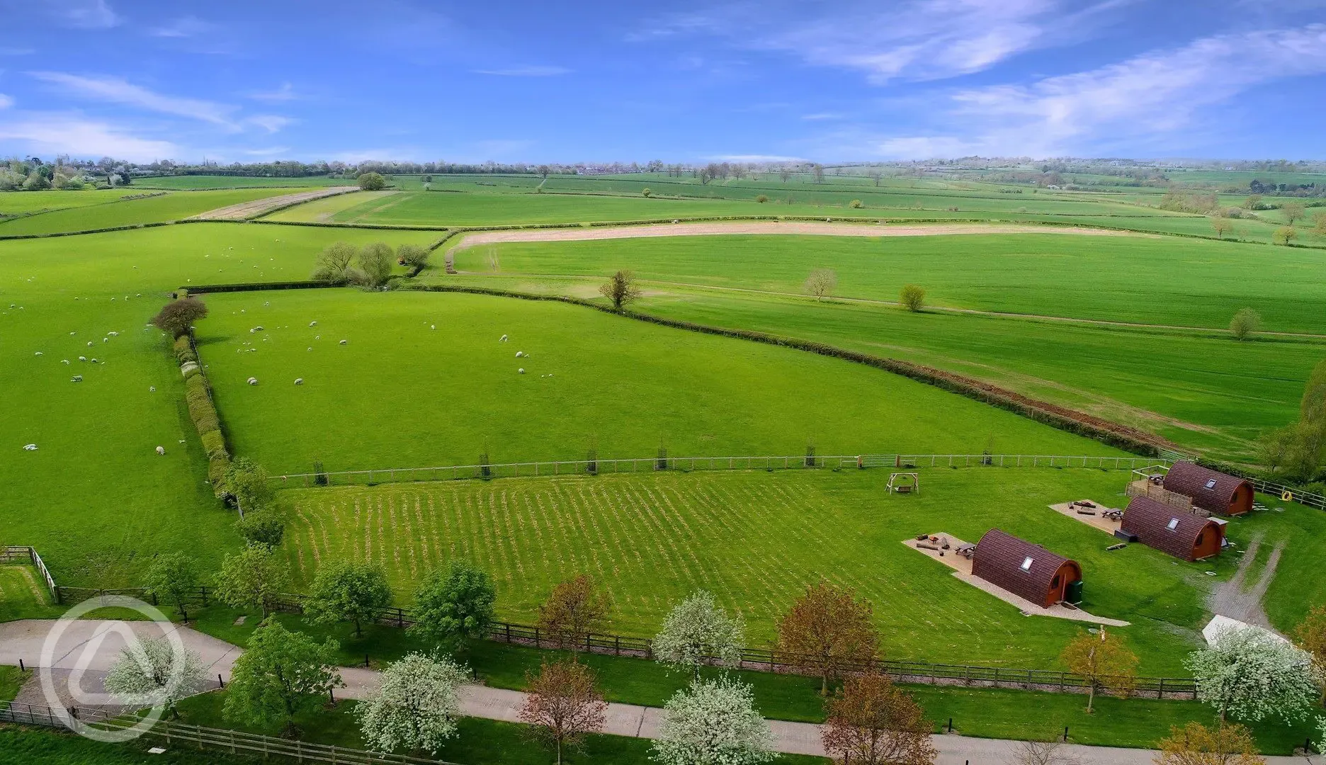 Aerial of the site