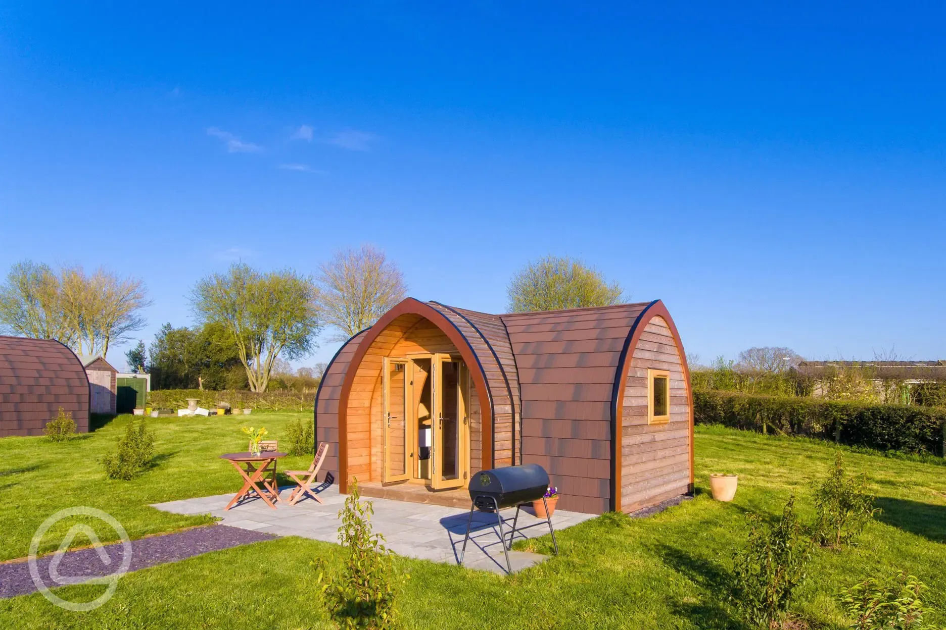 Four person ensuite glamping pod