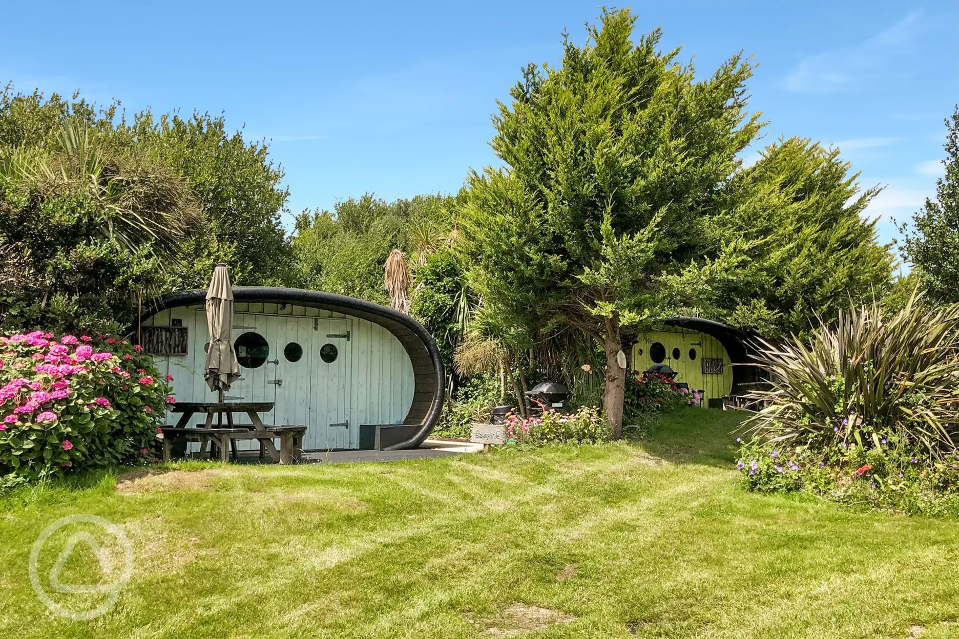 Glamping pods