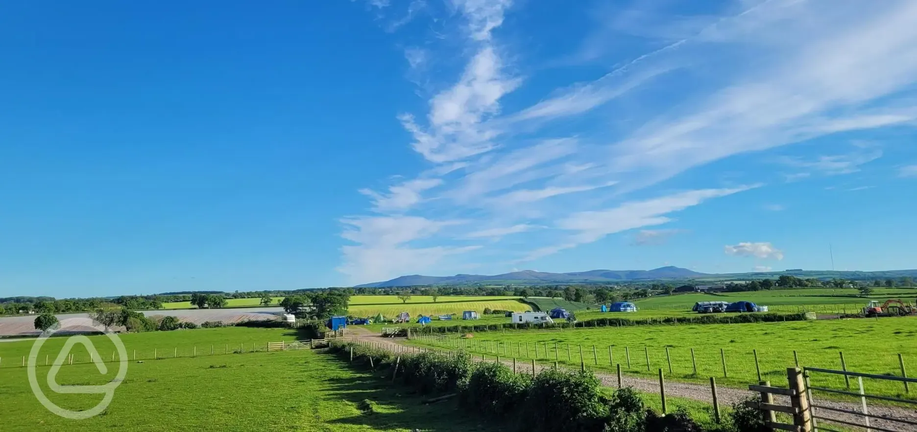 View of the campsite