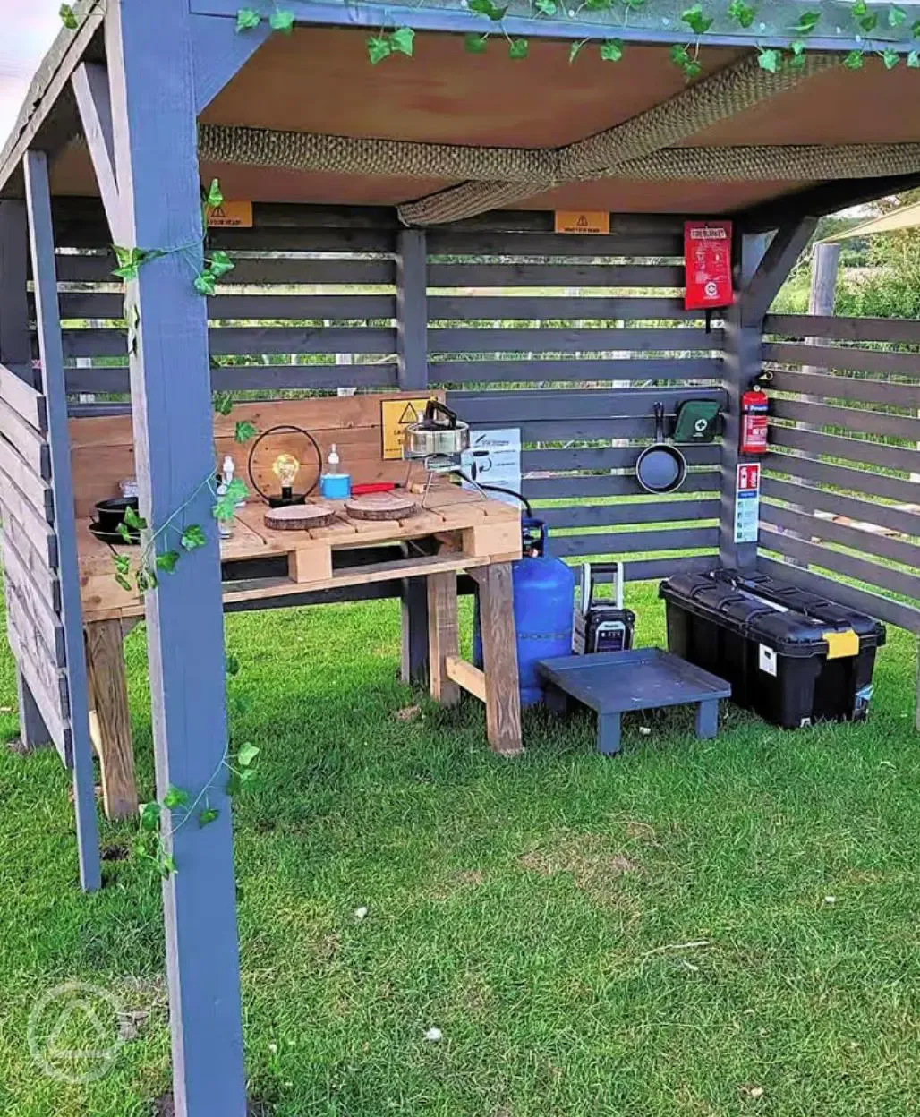 Washing up area