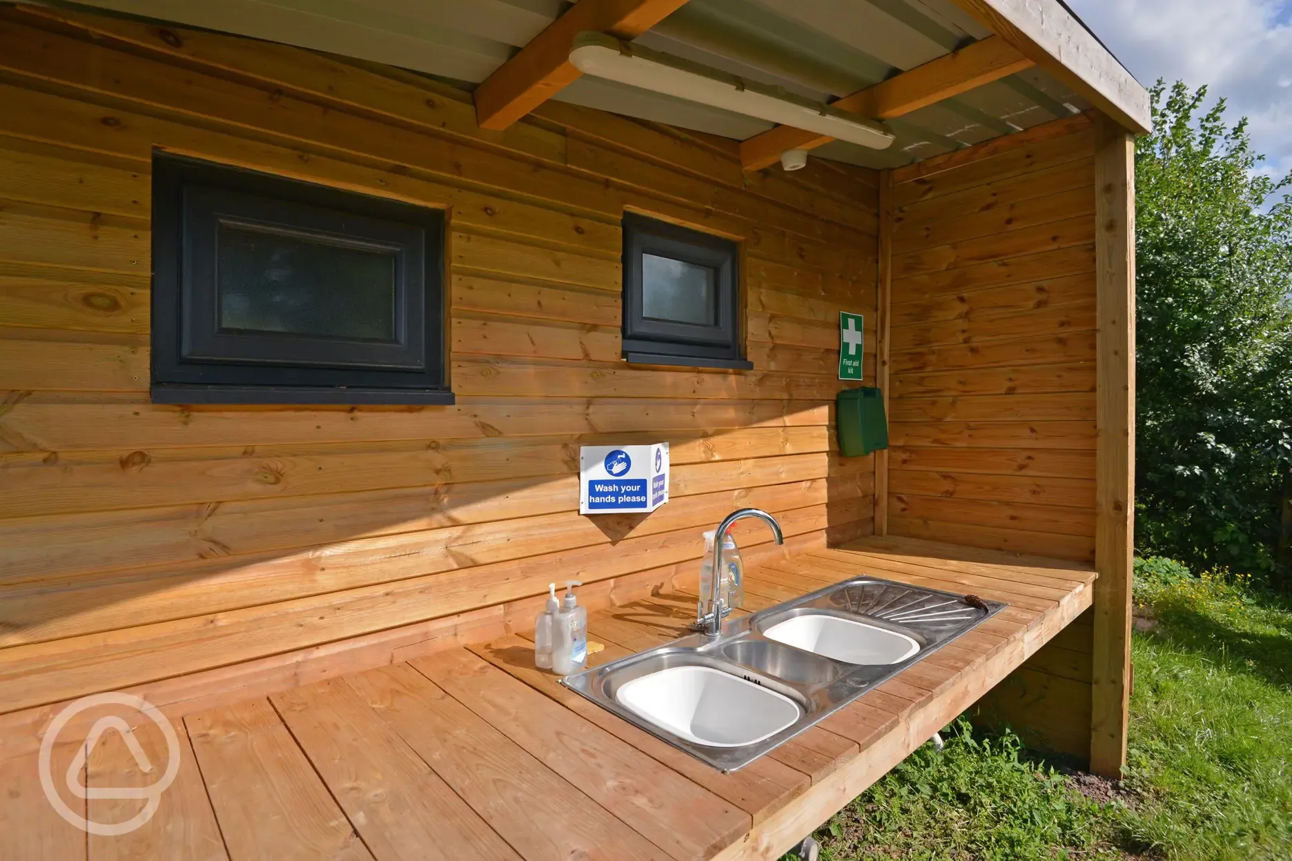 Washing up area