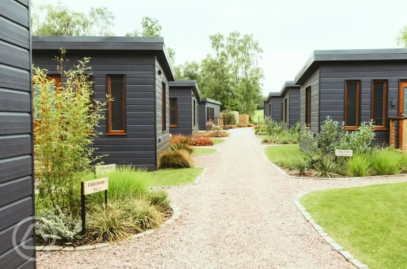 Glamping cabins