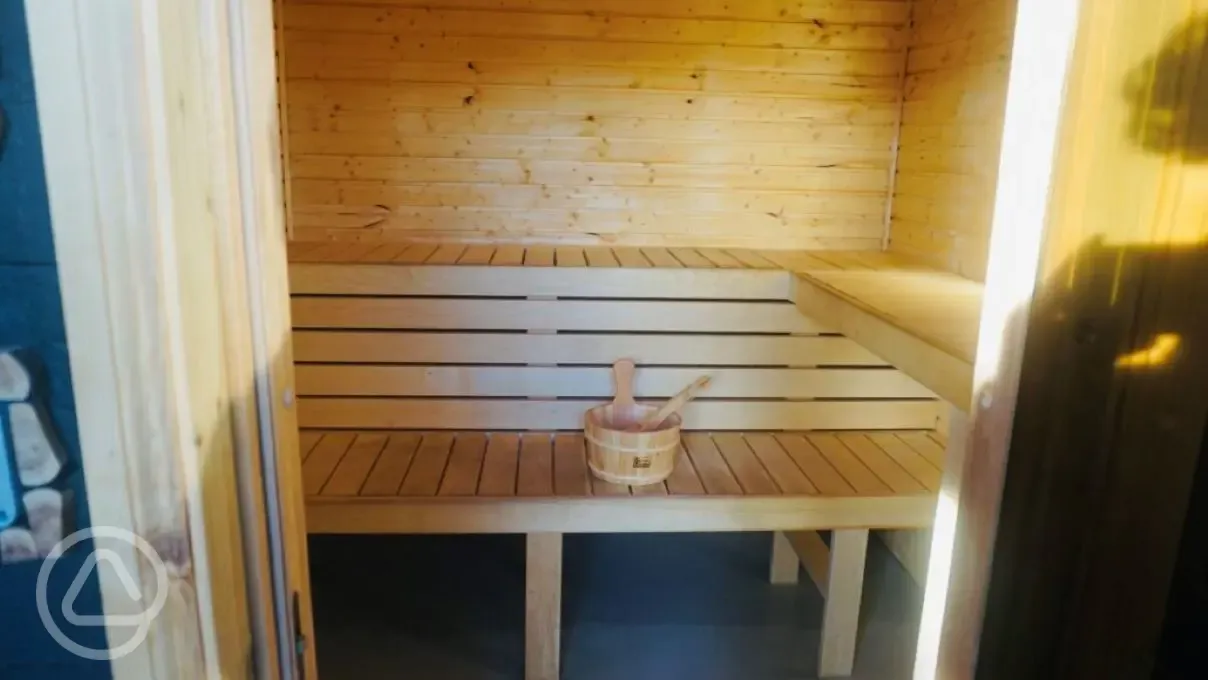 Eden Valley Glamping's sauna