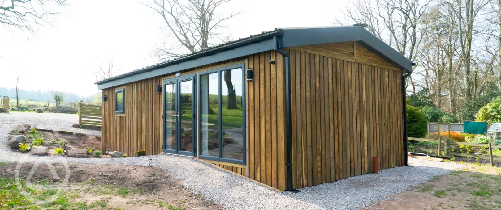 Communal camp kitchen, diner and lounge block