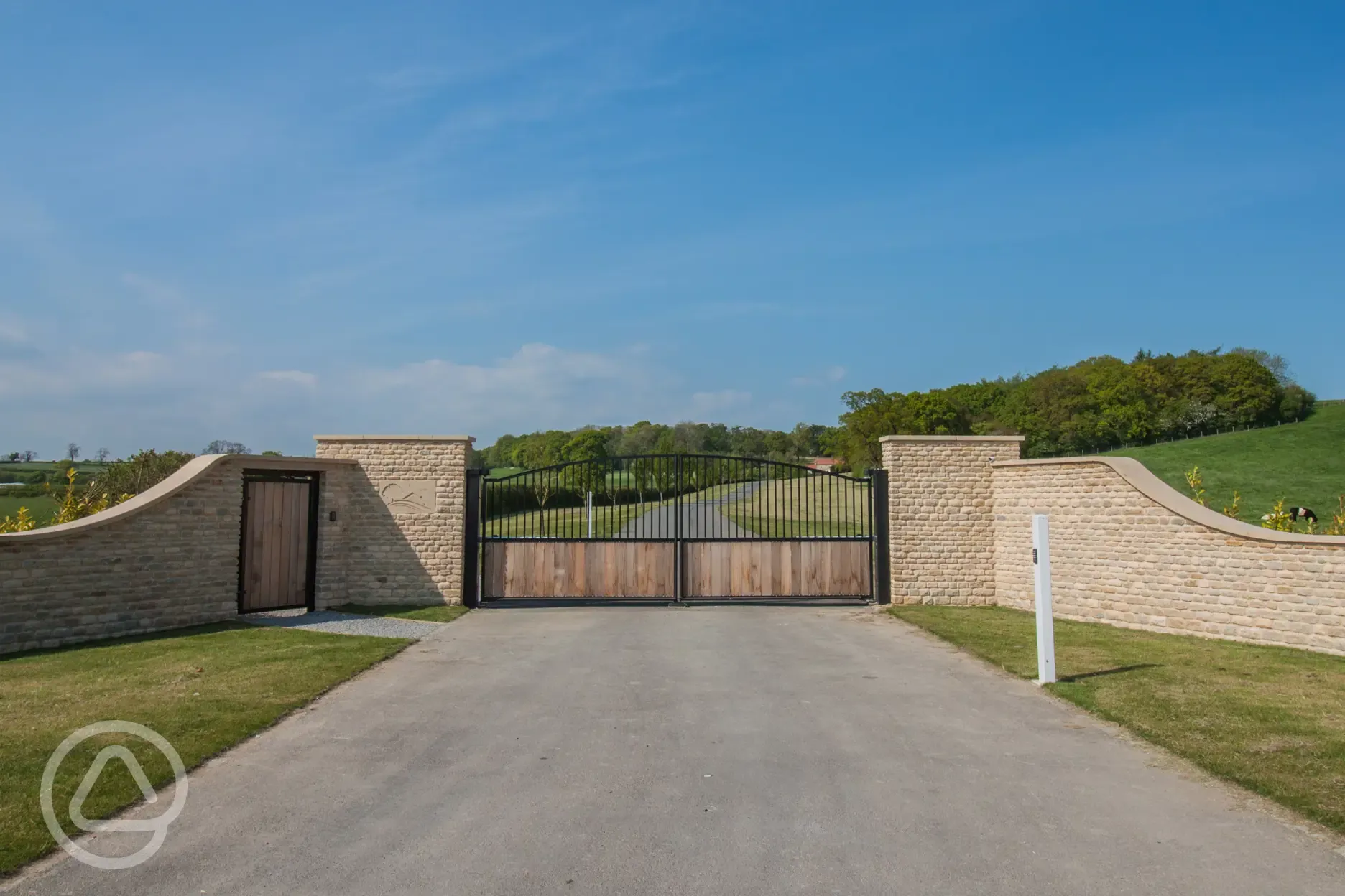 Secure gated entrance