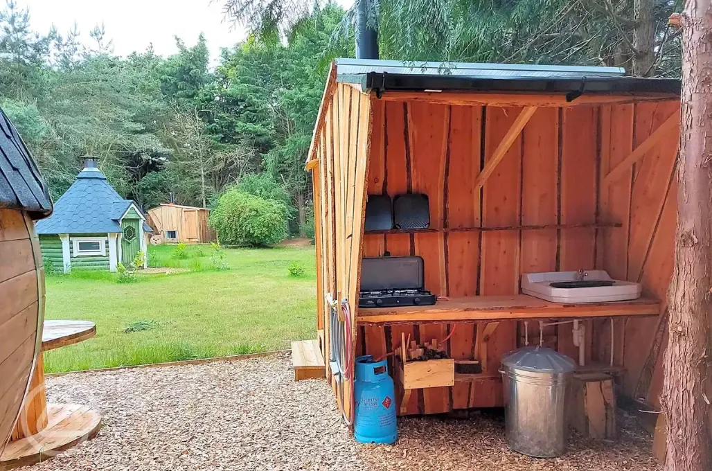 Private kitchen area