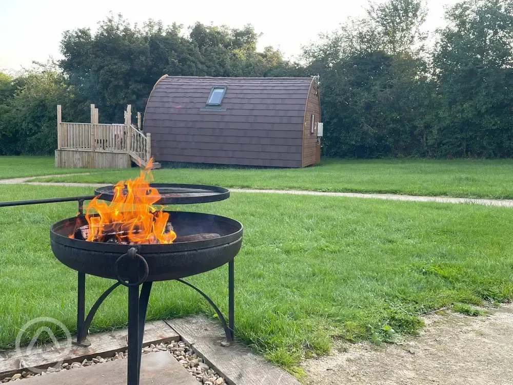 Fire pit hire available