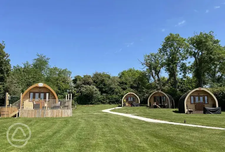 Glamping pods