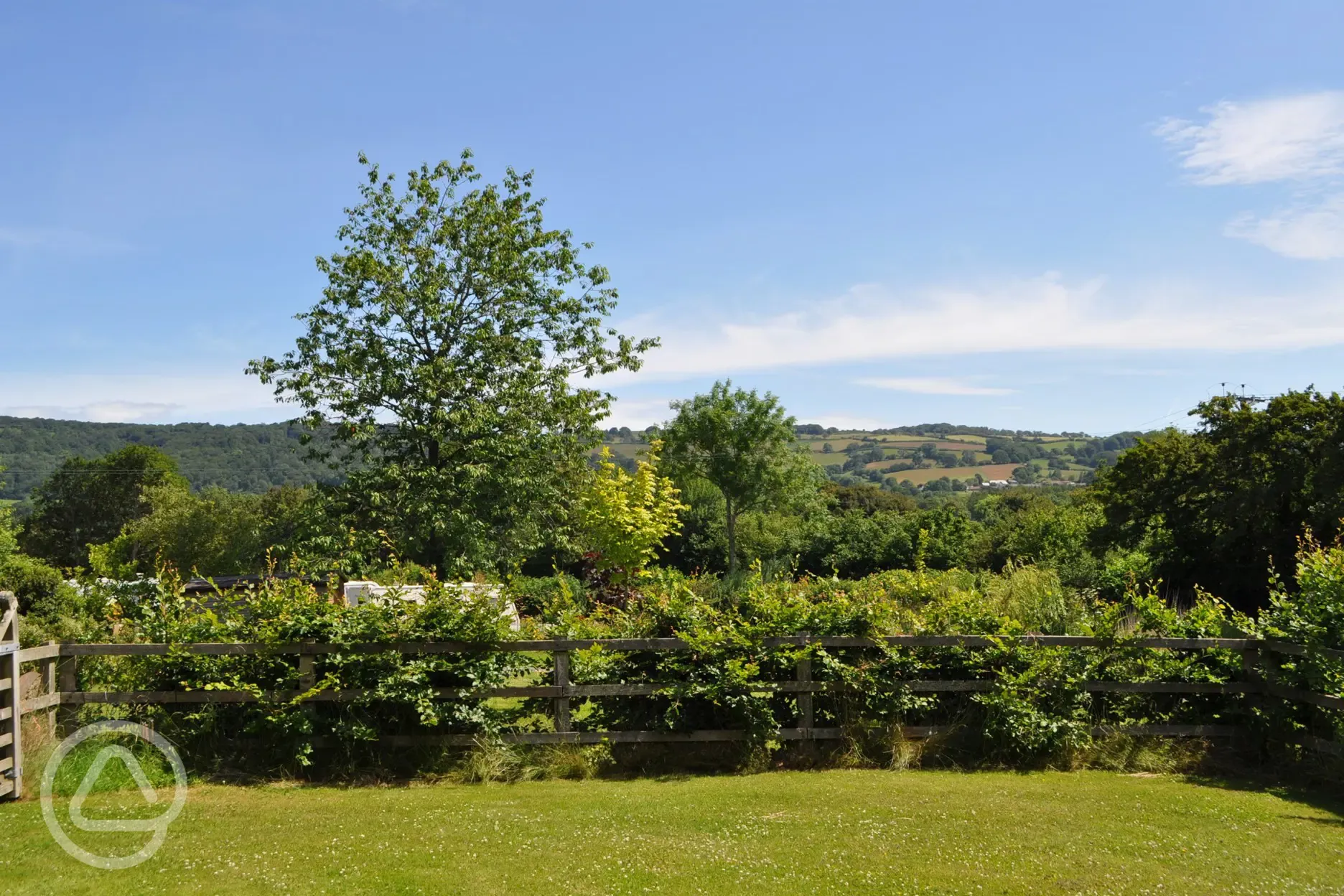 Views of the Quantocks from the site