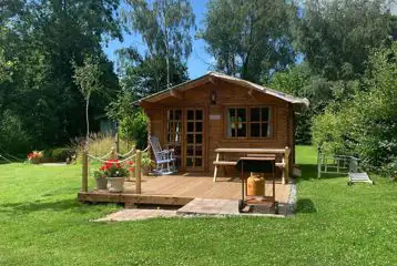 Woodpecker cabin at Quantock Camping