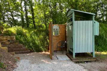 Hot outdoor shower Hot outdoor shower