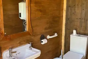 Private toilet for glamping units Private toilet for glamping units