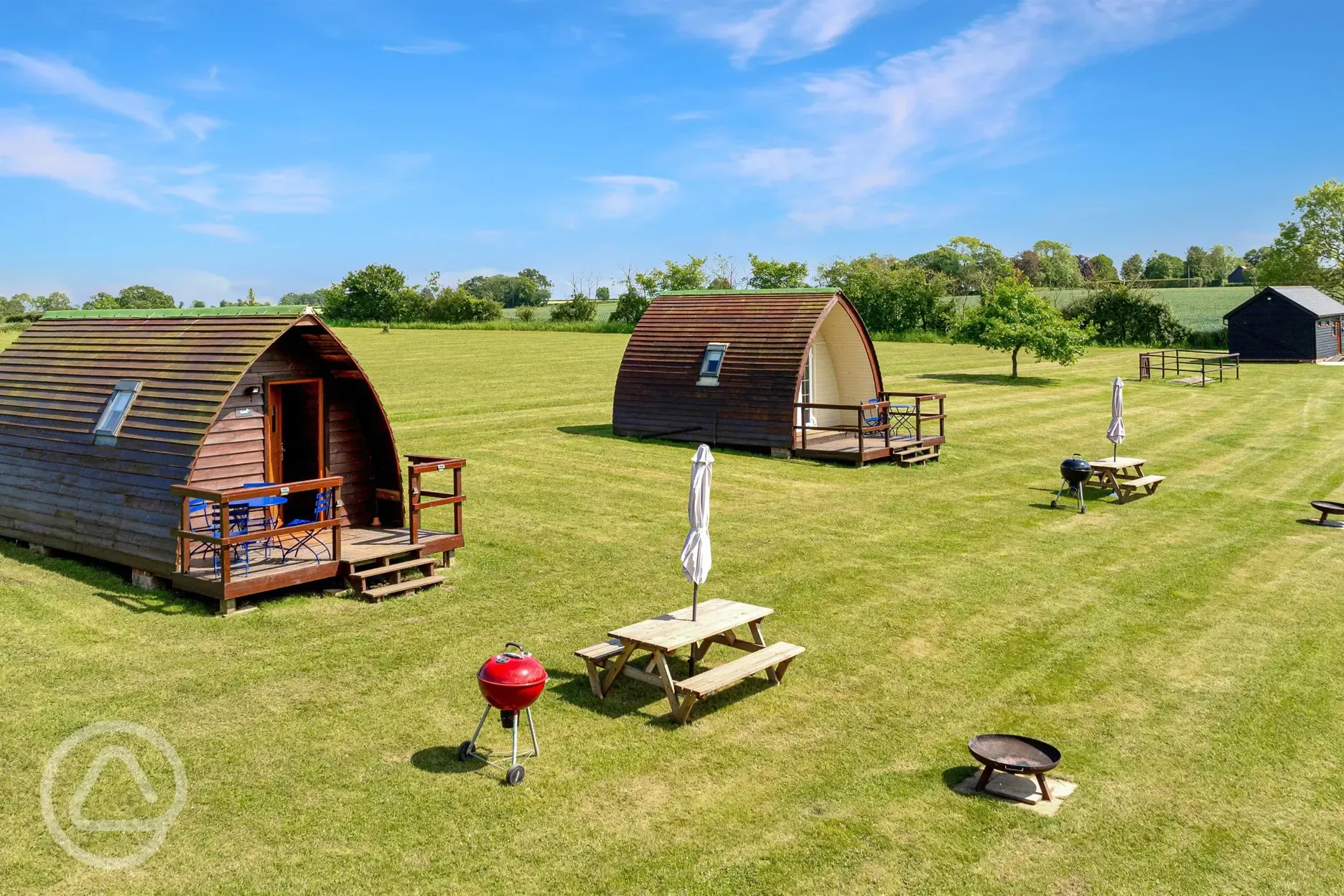 Glamping pods